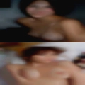 Naked woman over