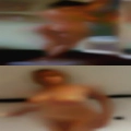 Pregnant naked woman
