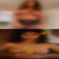 Nude woman play things