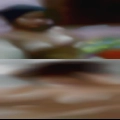Black naked woman over