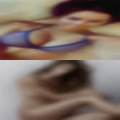 Horny woman being massaged man